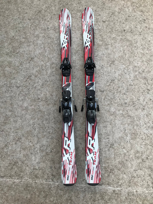Ski 130 Tecno Team Pro White Red Black Parabolic With Bindings Excellent