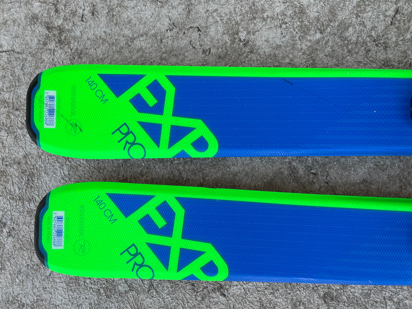 Ski 140 Rossignol Experience Pro Parabolic Blue Lime With Bindings Excellent