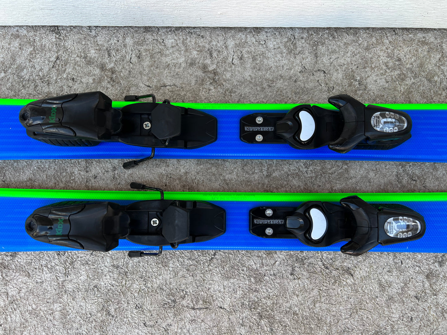 Ski 140 Rossignol Experience Pro Parabolic Blue Lime With Bindings Excellent