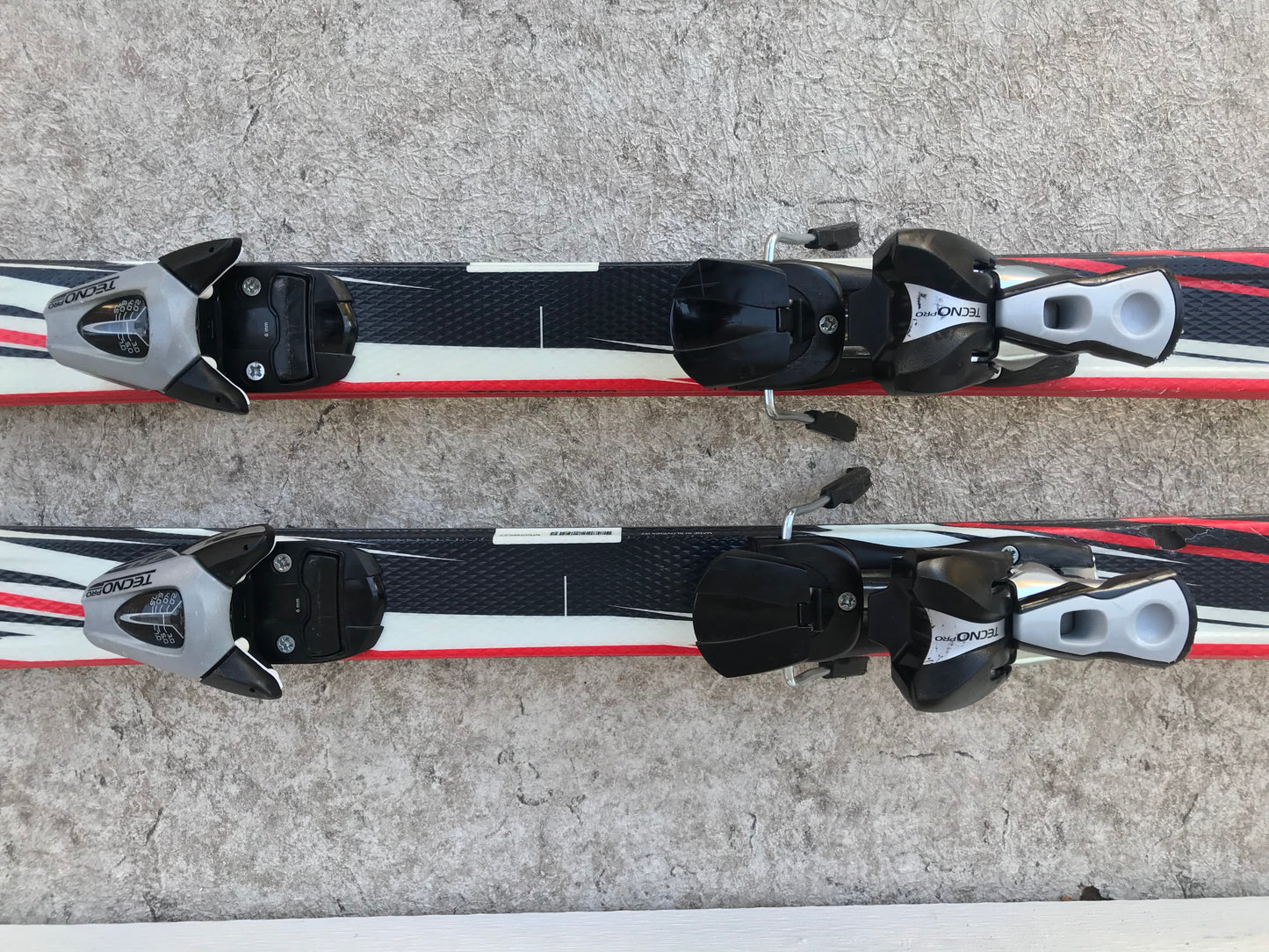 Ski 140 Tecno Pro X TeamRed White Black Parabolic With Bindings