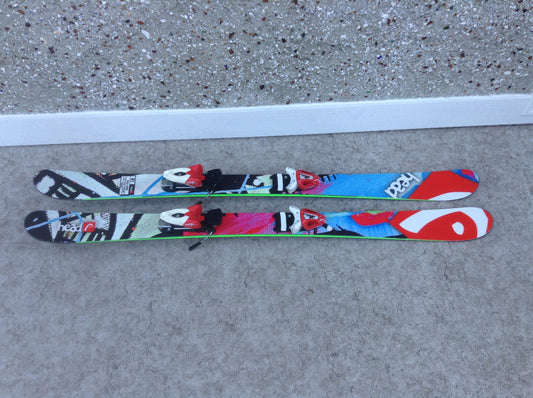 Ski 141 Head Twin Tip Free Style Parabolic Black Red Multi  With Bindings Outstanding Quality