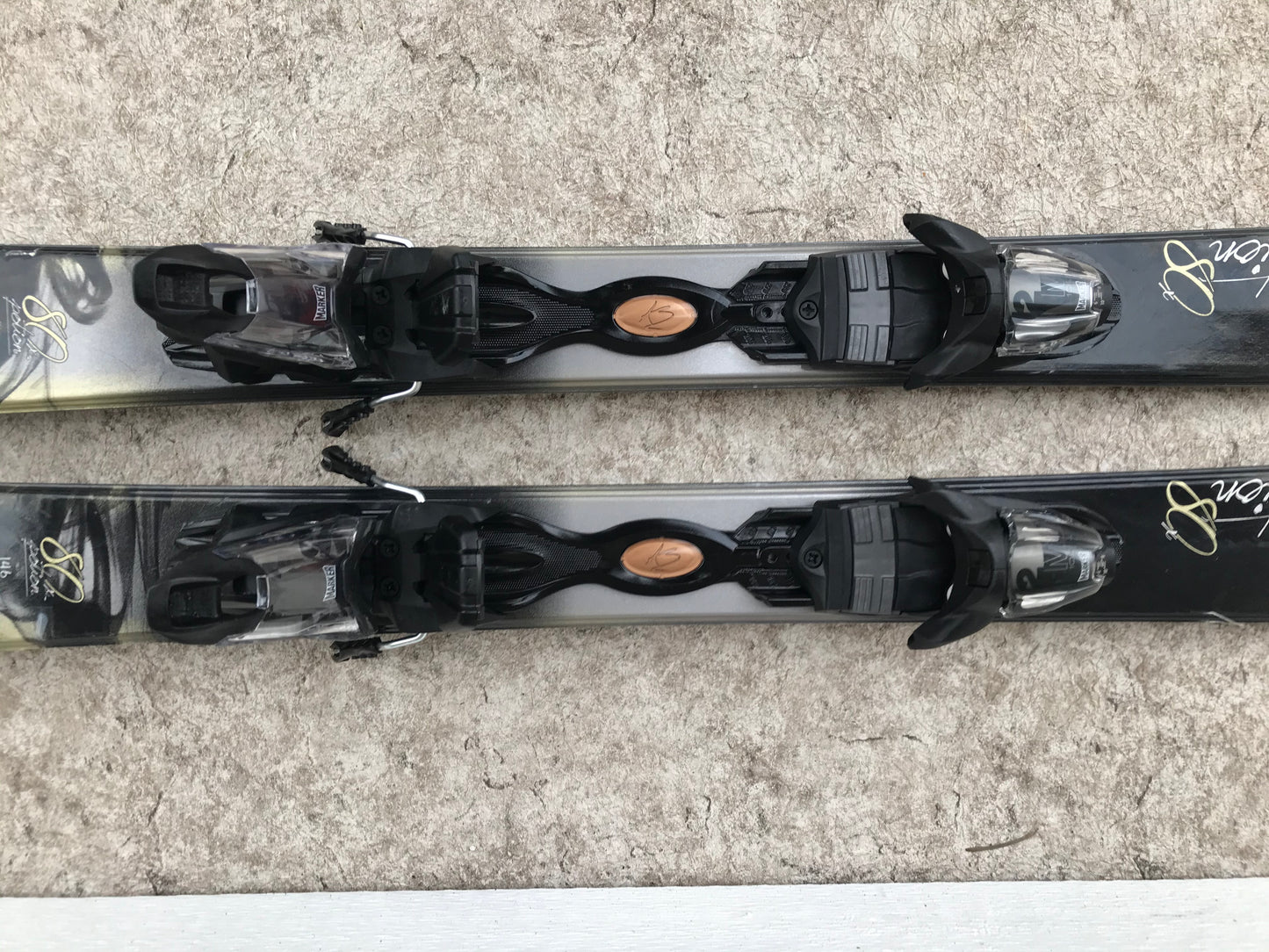 Ski 146 K-2 Potion 80 Parabolic Black Grey With Bindings Excellent