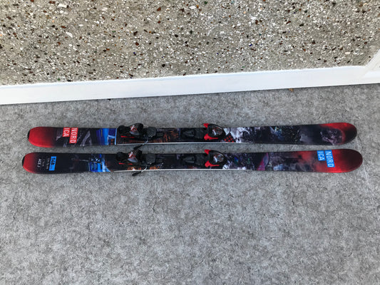 Ski 148 Nordica Red Racers Cars Red Grey Black Twin Tip  Parabolic With Bindings