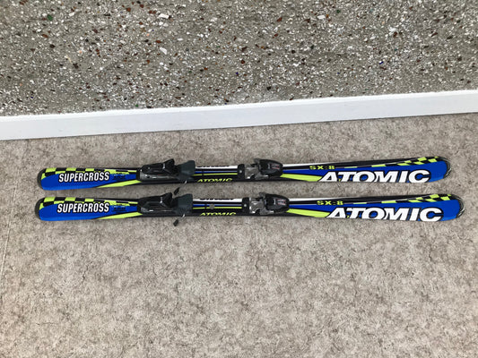 Ski 150 Atomic Supercross Parabolic Blue Lime With Bindings