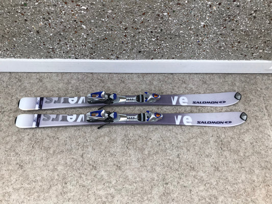Ski 150 Salomon Verse Parabolic Grey Purple With Bindings