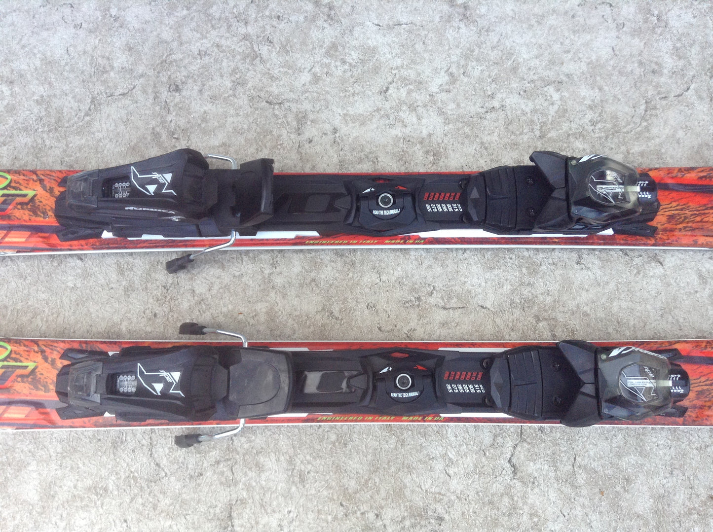 Ski 160 Nordica Tansfire Parabolic Red Lime With Bindings