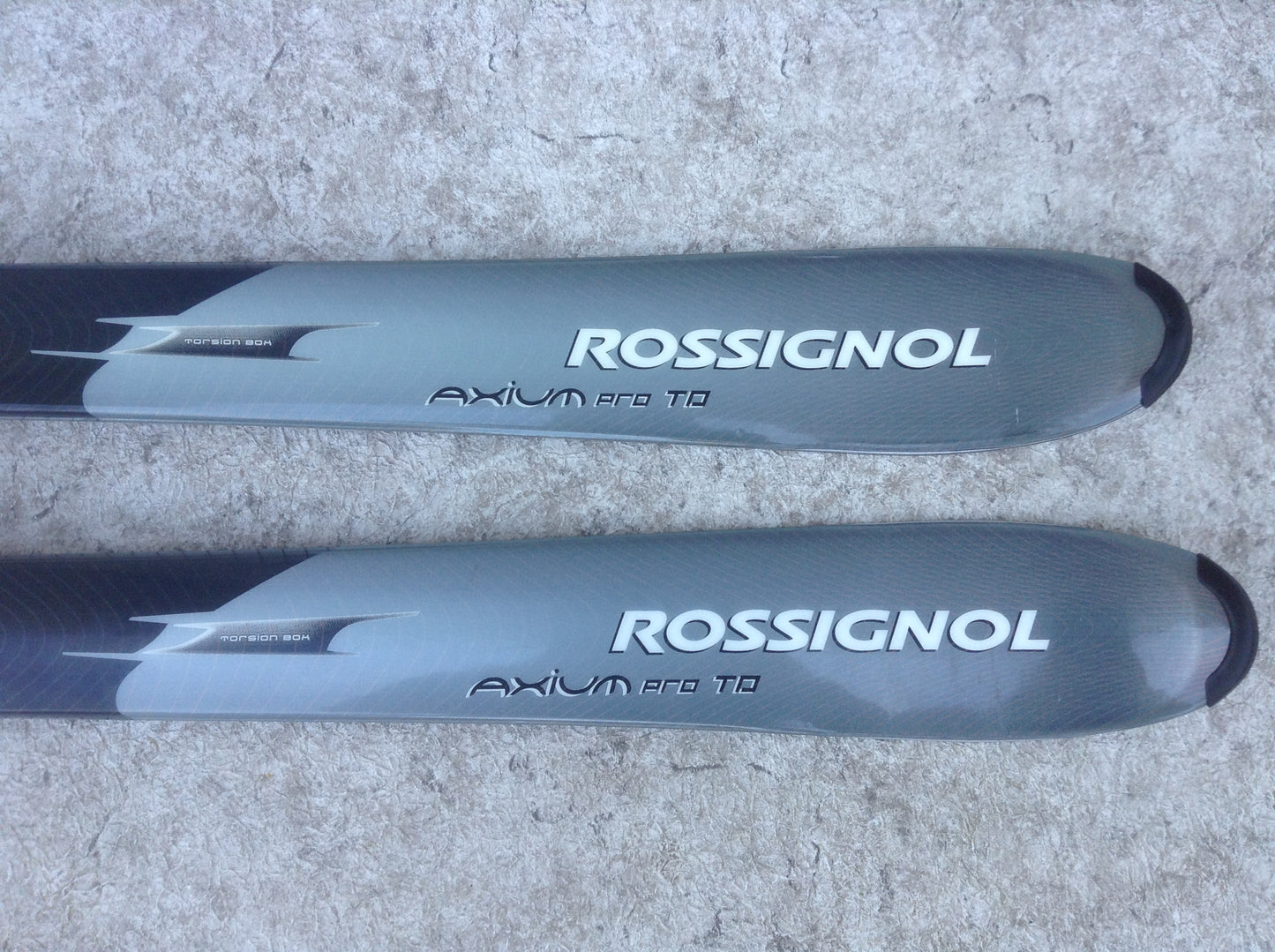 Ski 160 Rossignol Axium Parabolic Blue Grey With Bindings Excellent