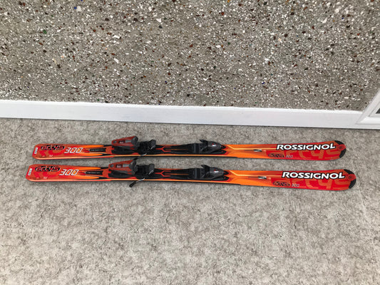 Ski 162 Rossignol Parabolic Black Orange With Bindings
