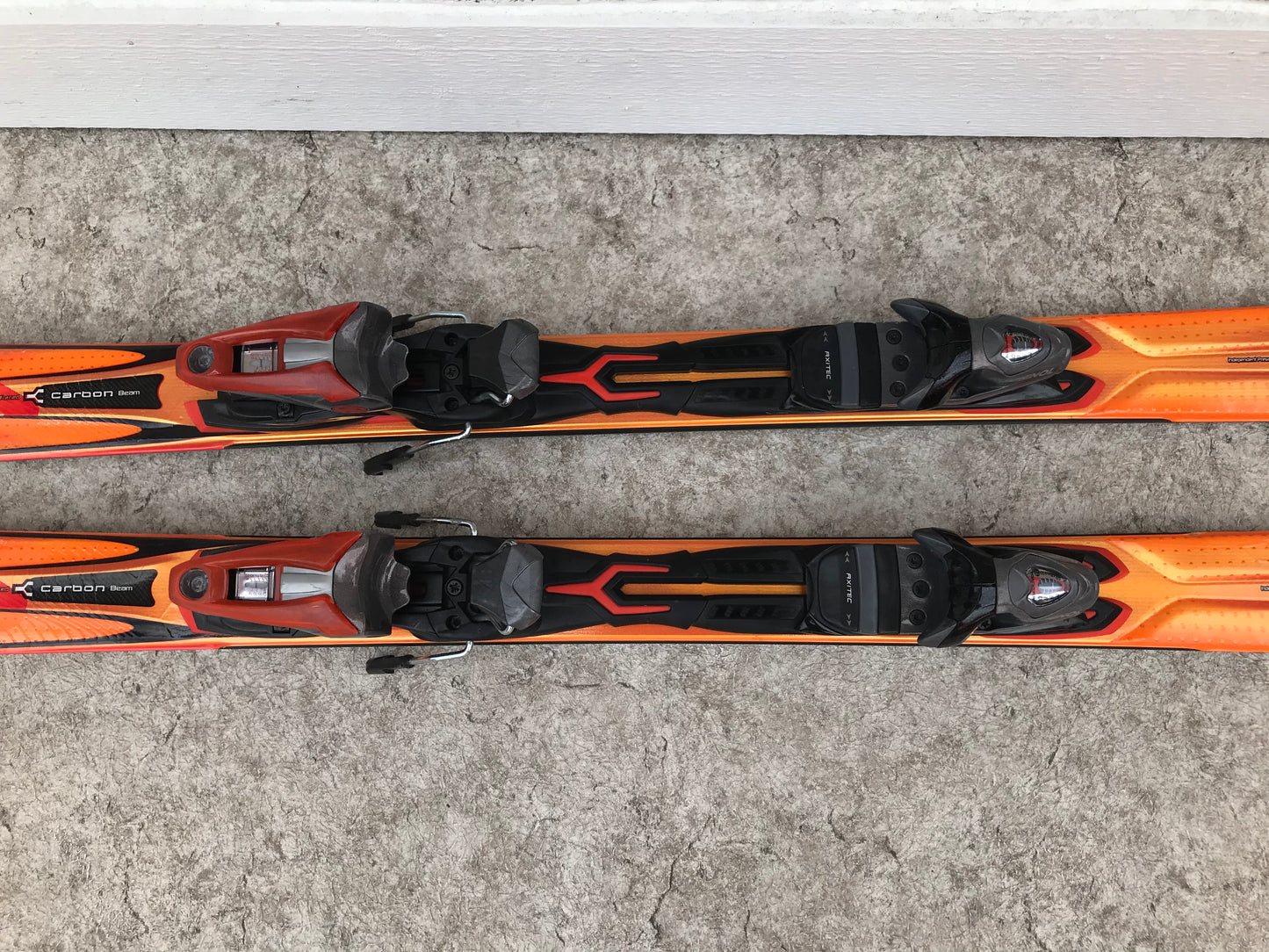 Ski 162 Rossignol Parabolic Black Orange With Bindings