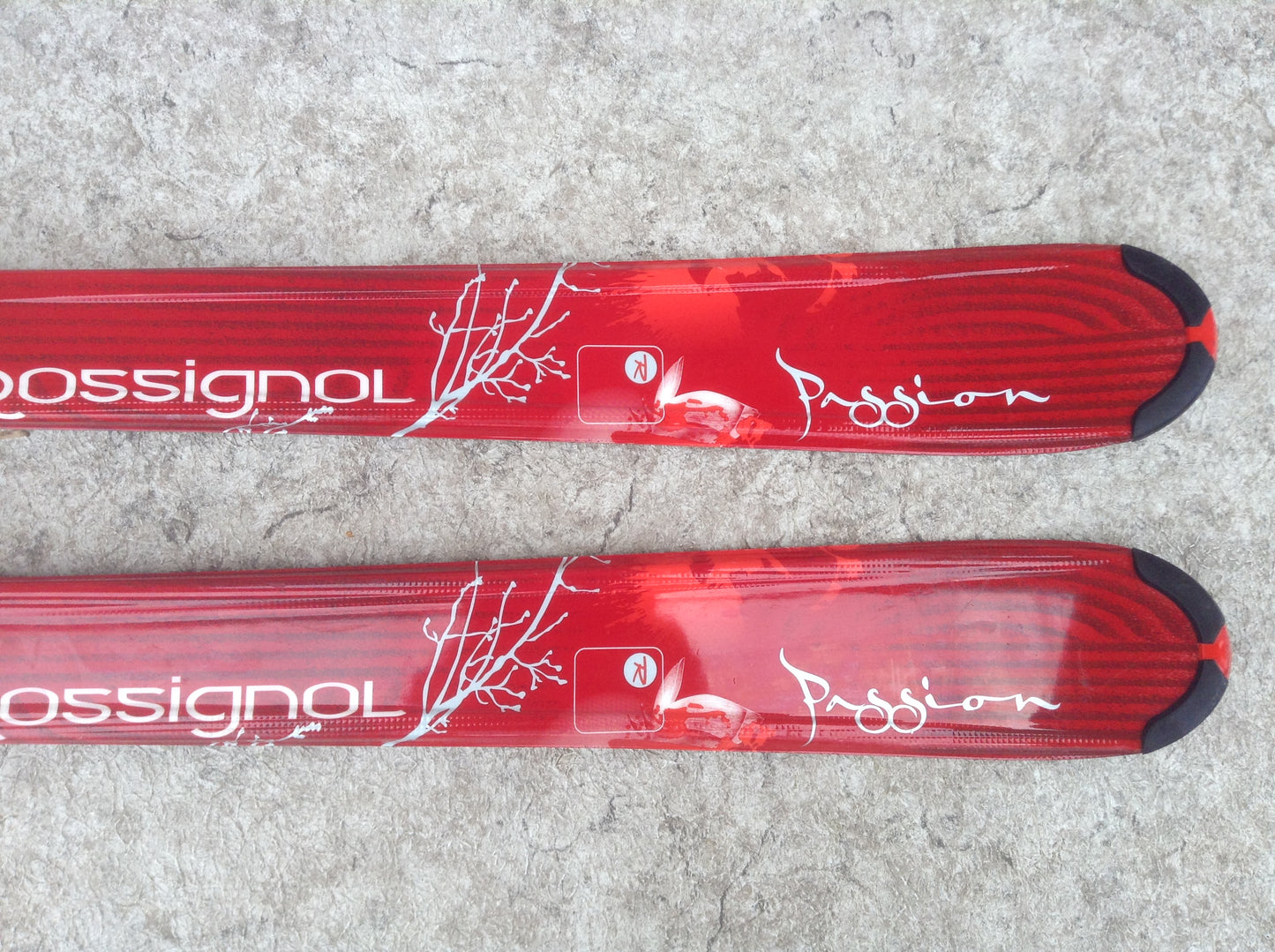 Ski 162 Rossignol Potion Parabolic Red White With Bindings Excellent