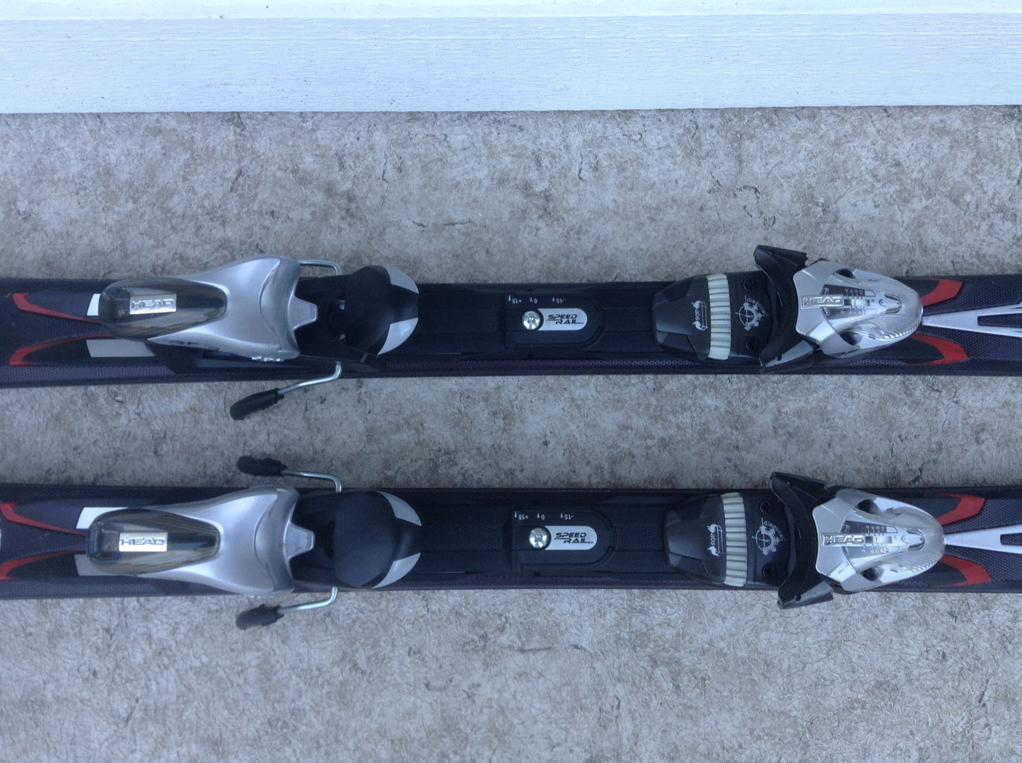 Ski 163 Head Liquid Metal 600  Parabolic Black Grey With Bindings