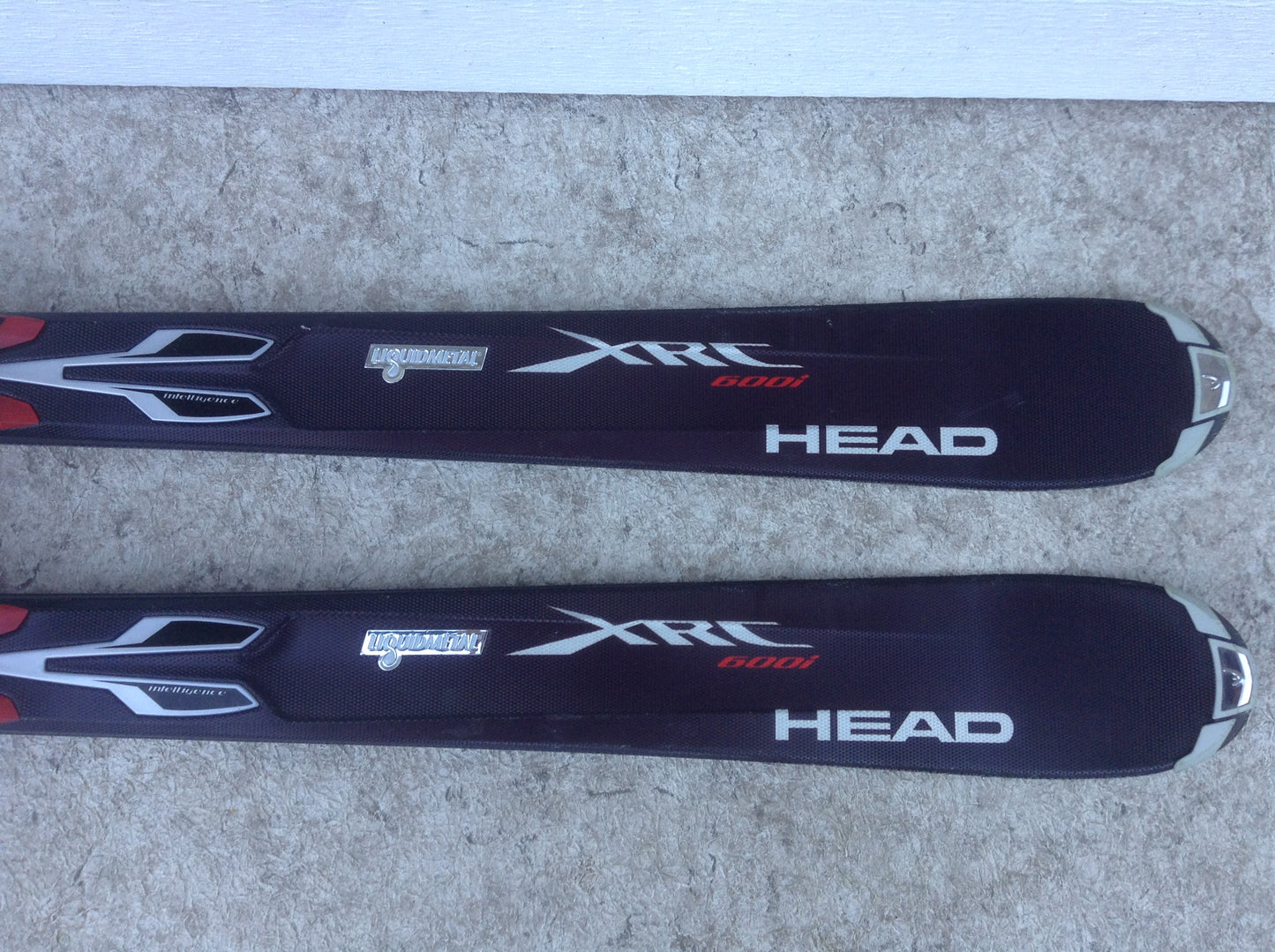 Ski 163 Head Liquid Metal 600  Parabolic Black Grey With Bindings