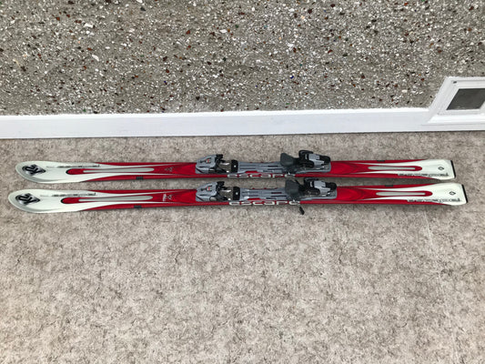 Ski 170 k-2  Parabolic Red White With Bindings Excellent