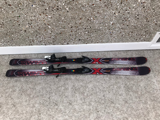 Ski 172 Salomon  XWing Parabolic Red Black Grey  With Bindings