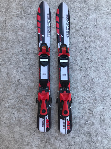 Ski 080 Tecno Pro XR Red Black Grey With Bindings