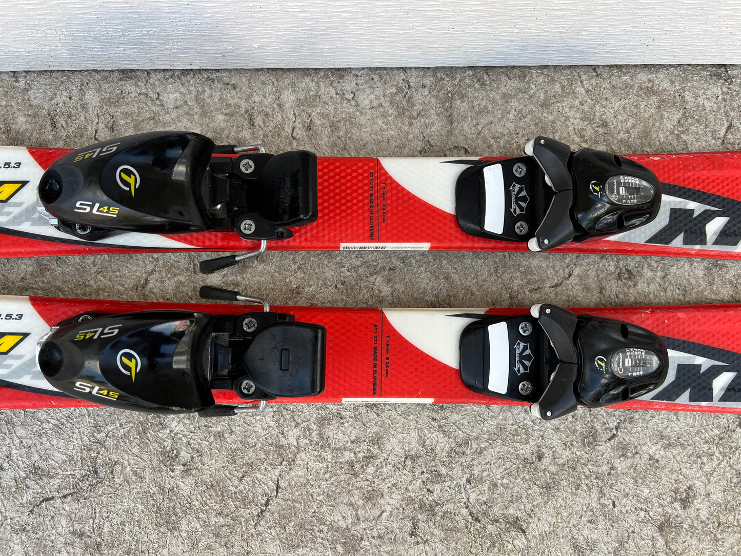 Ski 090 Tecno Pro X Team Red Black With Bindings