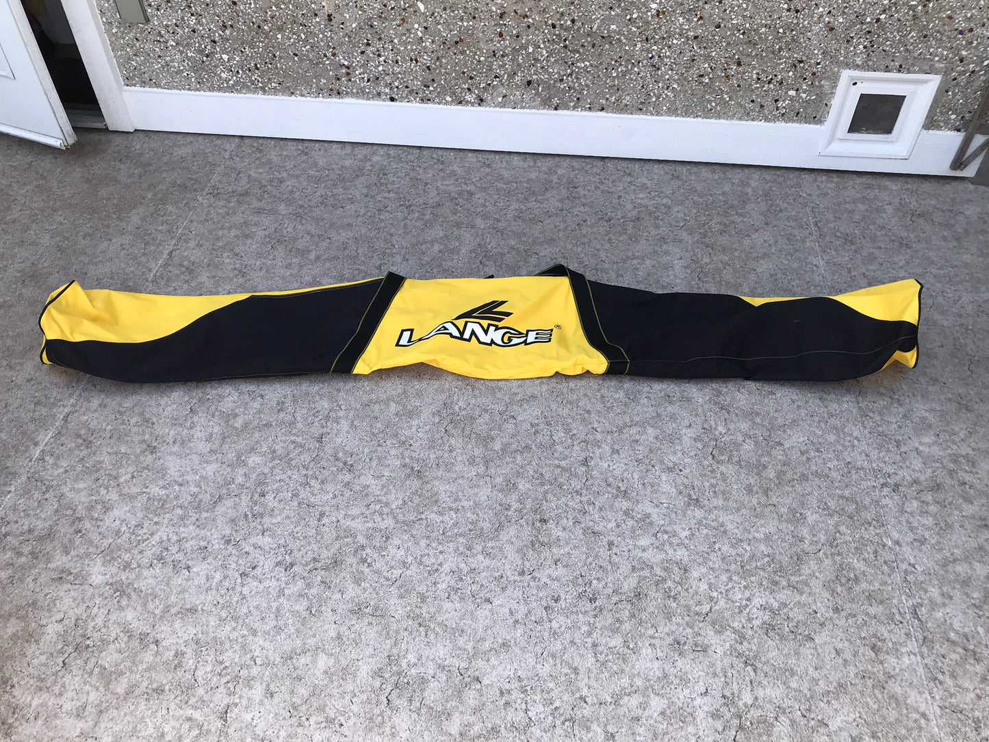 Ski Bag Lange Large Fits Up To Size 188 Black and Yellow Excellent