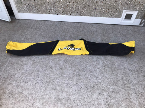 Ski Bag Lange Large Fits Up To Size 188 Black and Yellow Excellent