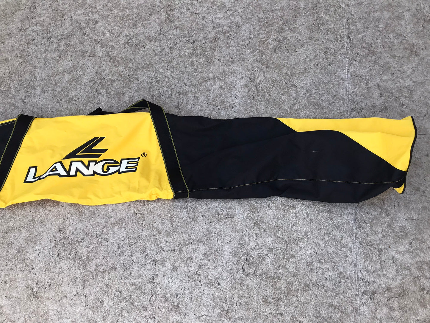 Ski Bag Lange Large Fits Up To Size 188 Black and Yellow Excellent