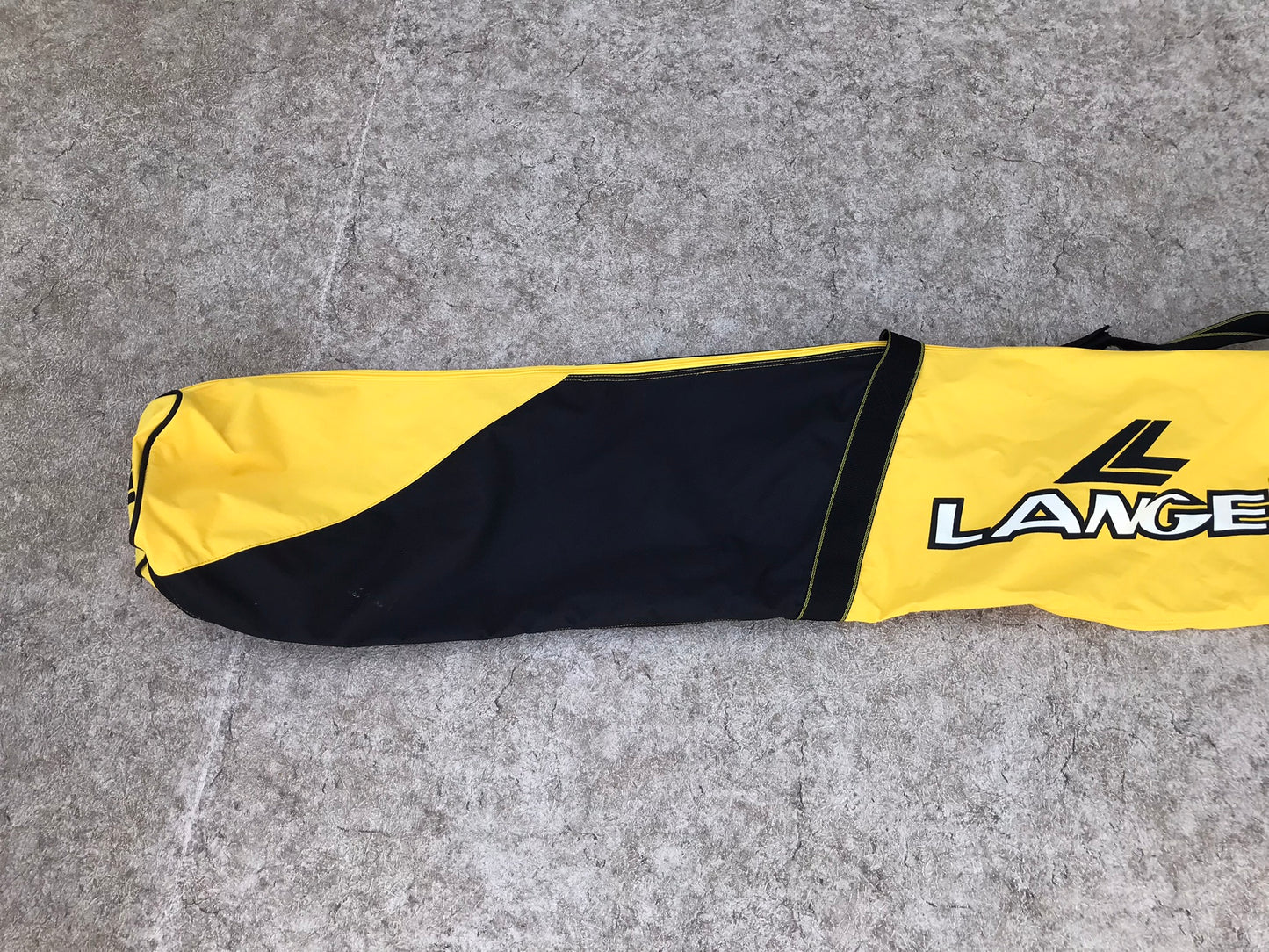 Ski Bag Lange Large Fits Up To Size 188 Black and Yellow Excellent