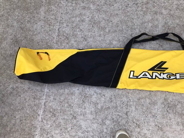 Ski Bag Lange Large Fits Up To Size 188 Black and Yellow Excellent