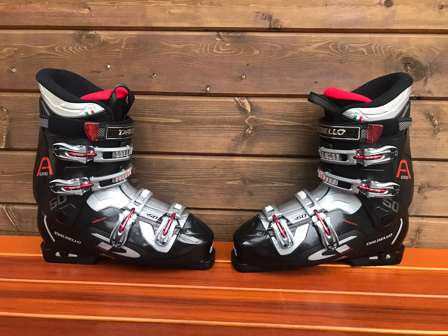 Ski Boots Mondo Size 31.5 Men's Size 13 359 mm Dalbello Aerro 50 Black Red Silver New Demo Model