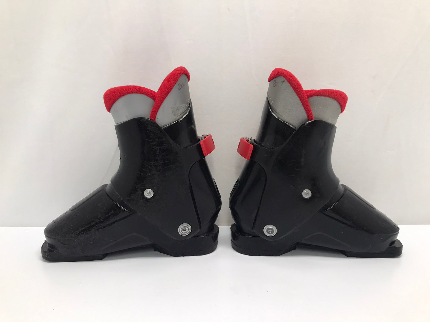 Ski Boots Mondo Size 19.0 Child Size 13 242  mm Nordica Black Red Some Scratches