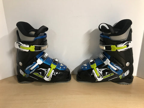 Ski Boots Mondo Size 21.5 Child Shoe Size 3-4 Mondo 255 mm Nordica Firestorm Black Lime Fantastic Quality