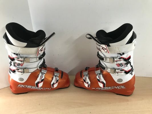 Ski Boots Mondo Size 23.5 Men's Size 5 Ladies Size 6 275 mm Rossignol Bronze White Black