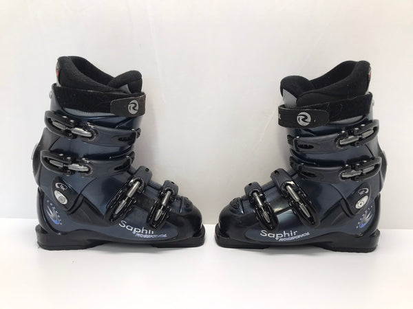 Ski Boots Mondo Size 24.5 Ladies Size 7.5 285 mm Rossignol Saphire Marine Blue