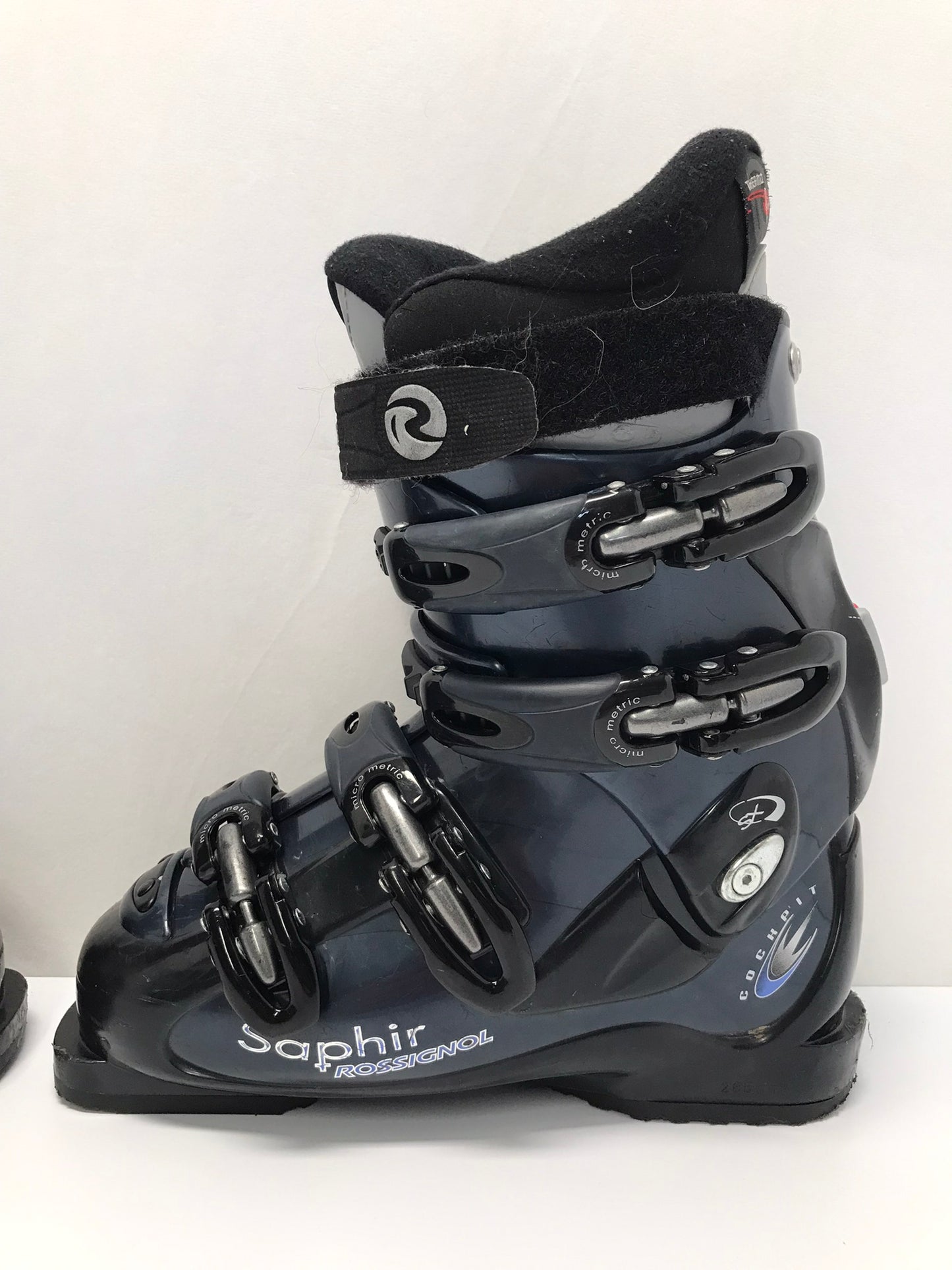 Ski Boots Mondo Size 24.5 Ladies Size 7.5 285 mm Rossignol Saphire Marine Blue