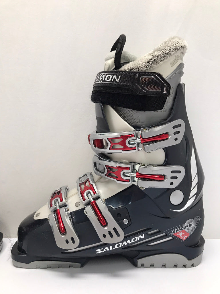 Ski Boots Mondo Size 24.5 Ladies Size 7.5 287 mm Salomon X5 Denim Blue  KidsStuffCanada