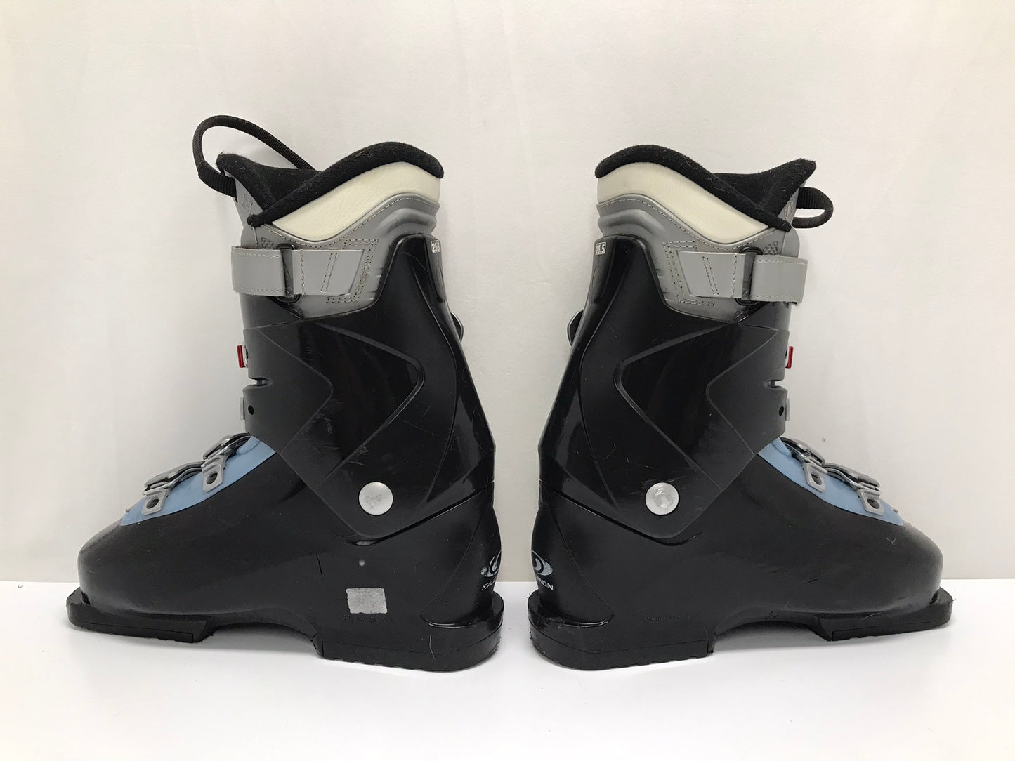 Ski Boots Mondo Size 25.0 Men's Size 7 Ladies Size 6 298 mm Salomon Irony Black Blue