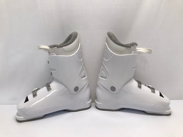 Ski Boots Mondo Size 25.5 Ladies Size 8.5 295 mm Rossignol White Pink Like New