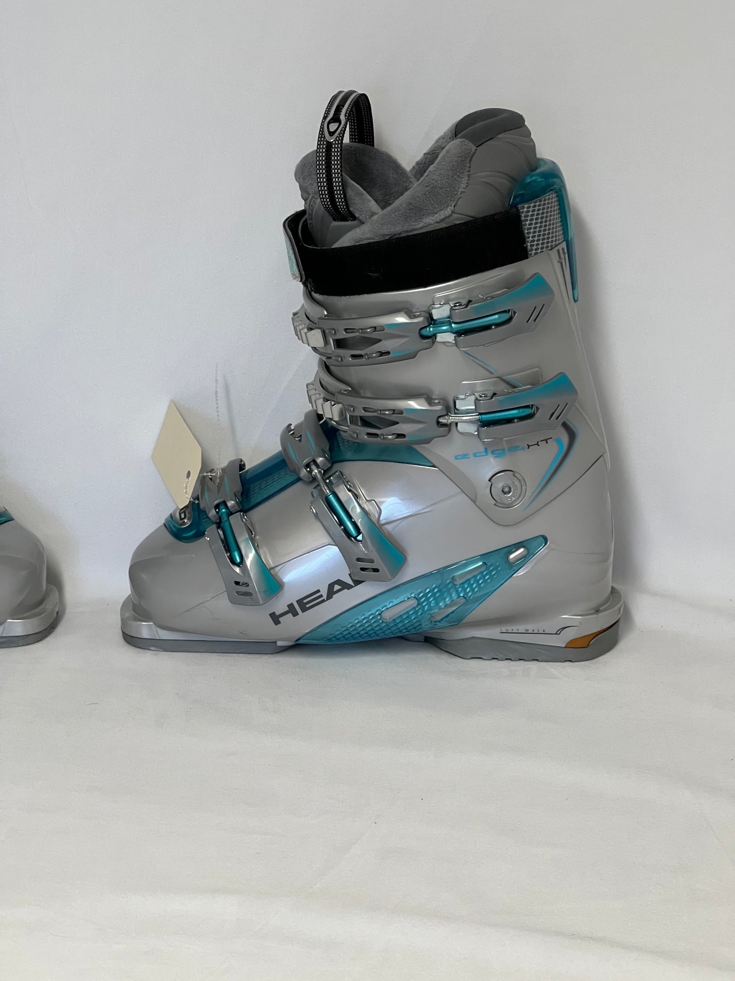 Ski Boots Mondo Size 26.5  Ladies Size 9 309 mm Head Edge Ht Grey Teal New Demo Model