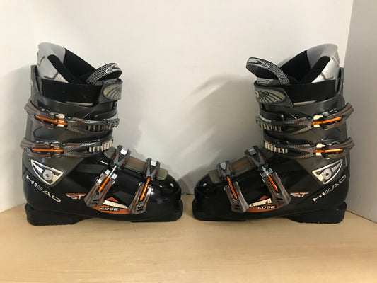 Ski Boots Mondo Size 26.5 Men's Size 8.5 Ladies Size 9.5 Shoe Size 305 mm Head Bronze and Black Excellent