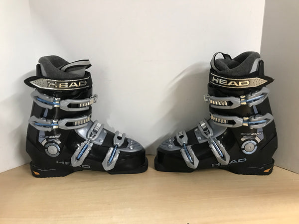 Ski Boots Mondo Size 27.0 Men's Size 9 Ladies Size 10 313 mm Head Black Grey Blue New Demo Model