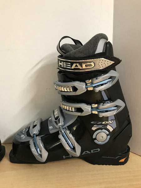 Ski Boots Mondo Size 27.0 Men's Size 9 Ladies Size 10 313 mm Head Black Grey Blue New Demo Model
