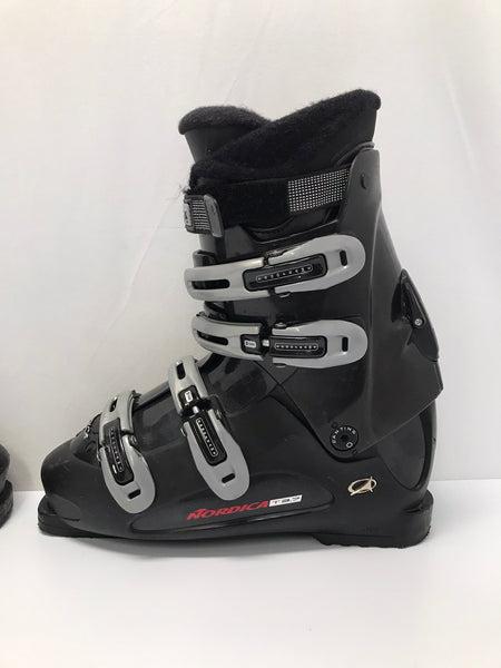 Ski Boots Mondo Size 28.0 Men's Size 10 320 mm Nordica T7 Black Grey