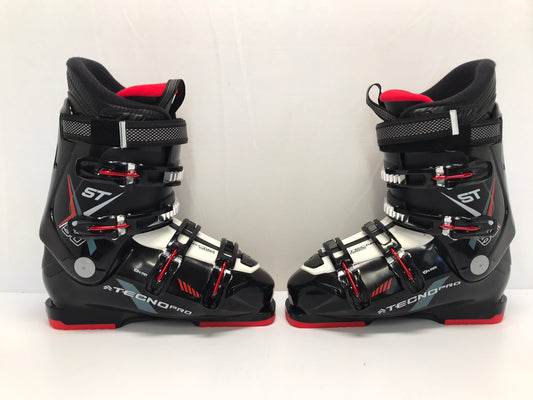 Ski Boots Mondo Size 28.5 Men's Size 10.5 326 mm Tecno Pro Black Red White New Demo Model