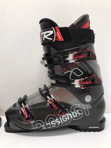 Ski Boots Mondo Size 28.5 Men's Size 10.5 328 mm Rossignol Alias Black Grey Red Like New