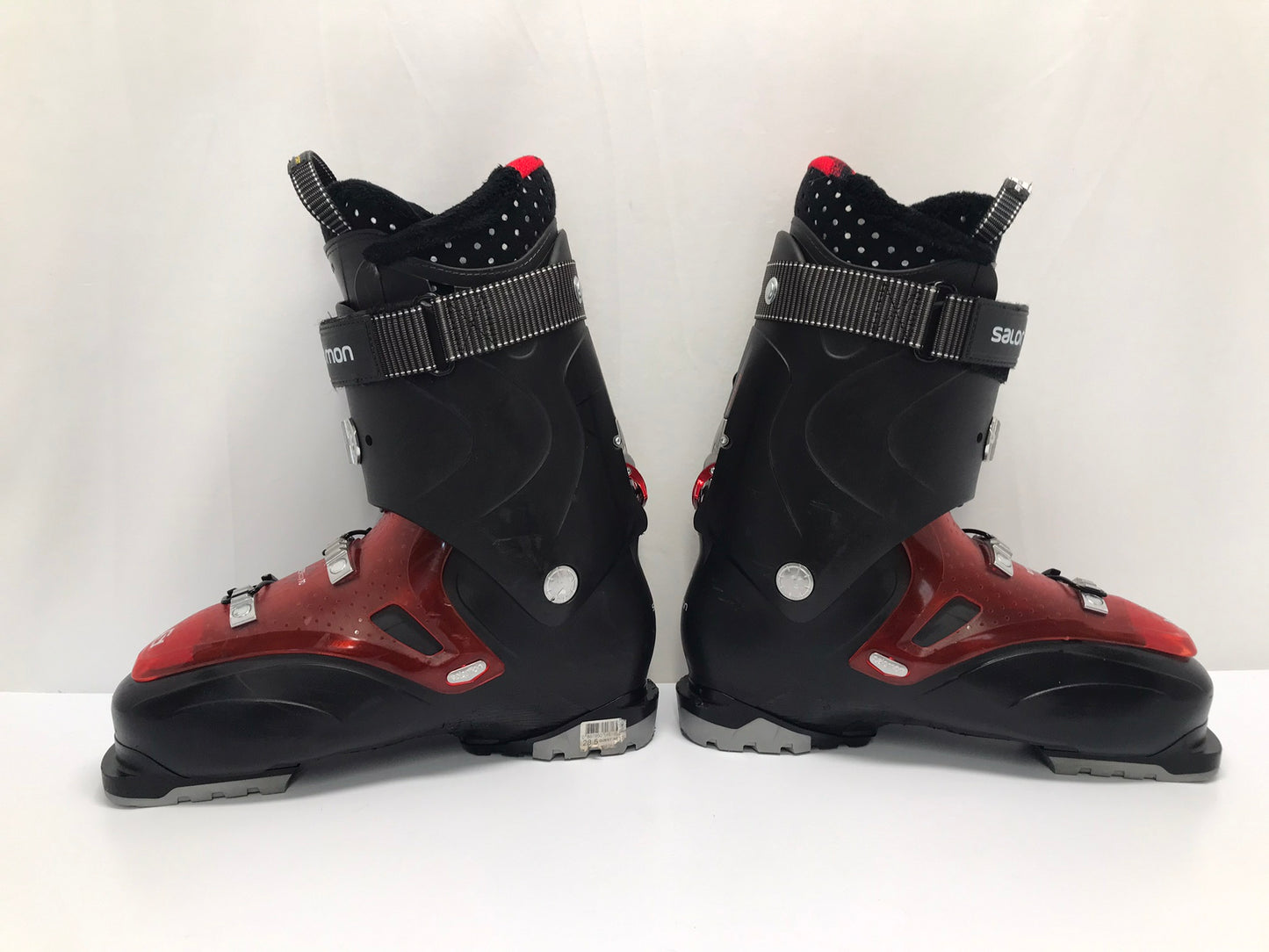 Ski Boots Mondo Size 28.5 Men's Size 10.5 328 mm Salomon Black Red New Demo Model