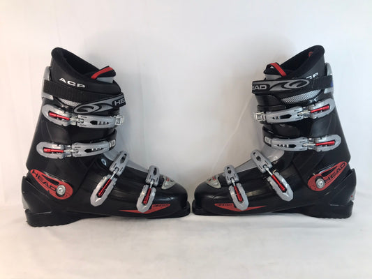 Ski Boots Mondo Size 31.5 Men's Size 13.5 Head Black Red Excellent