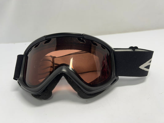 Ski Goggles Adult Size Large Smith Black Grey