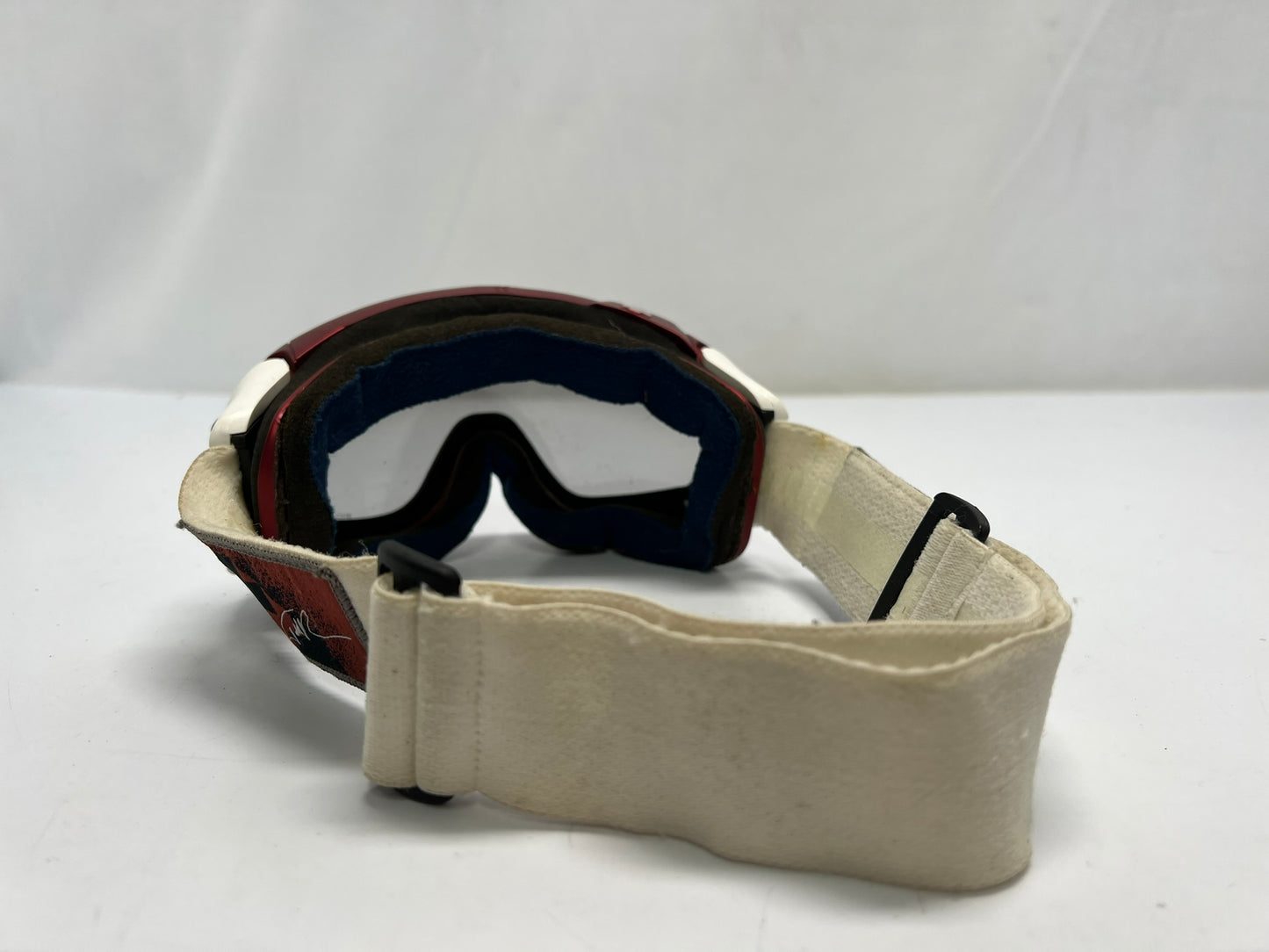 Ski Goggles Adult Size Medium Spy Big Eyes  Bronze Red White