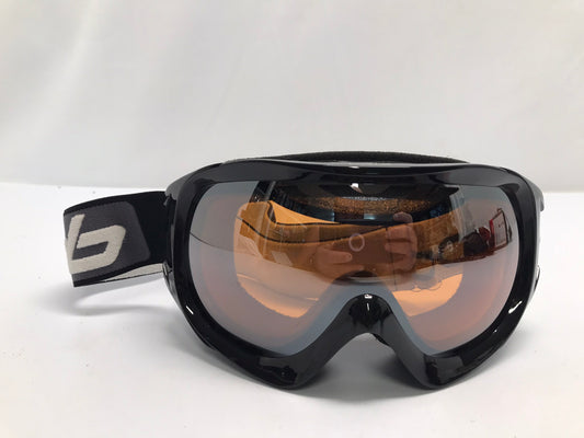 Ski Goggles Adult Size Small Bolle Big Eyes Orange Lenses As New