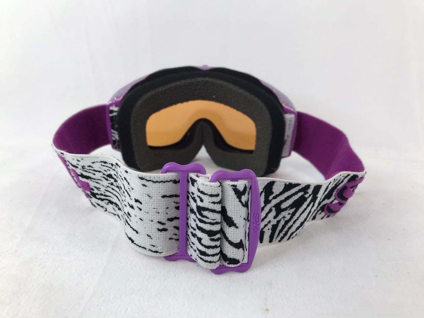 Ski Goggles Child Youth Size 10-14 Spy Purple Glitter Excellent Orange Lense
