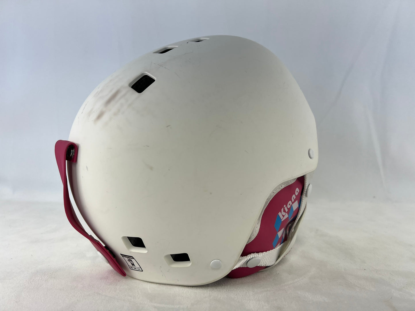 Ski Helmet Child Size Medium 6-8 Salomon White Pink