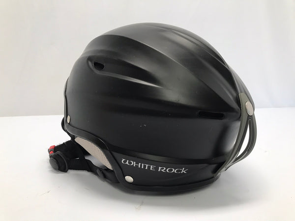Ski Helmet Men's Size Large White Rock Black Excellent