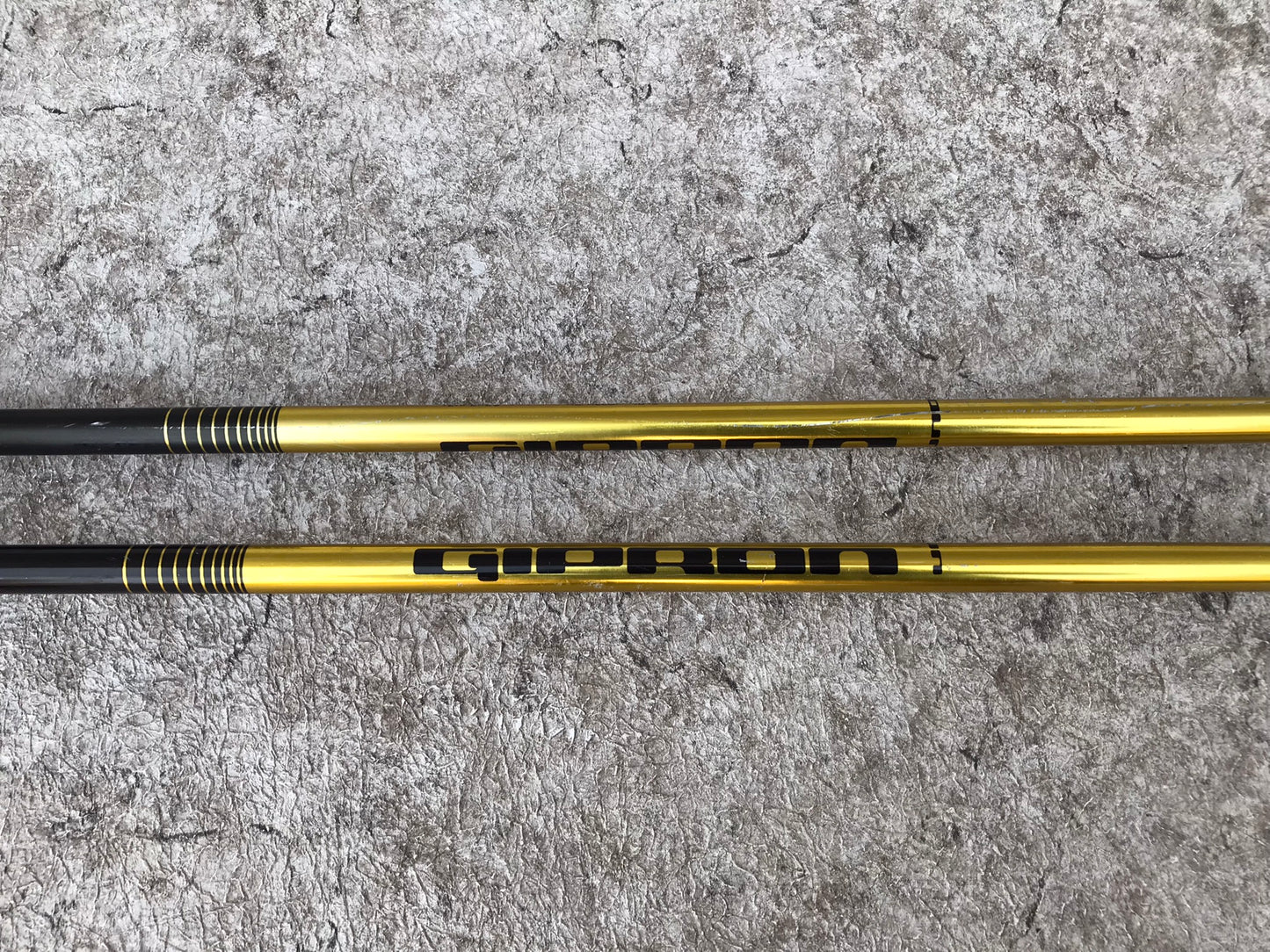 Ski Poles Adult Size 48 inch 120 cm Gipron Black Gold Excellent